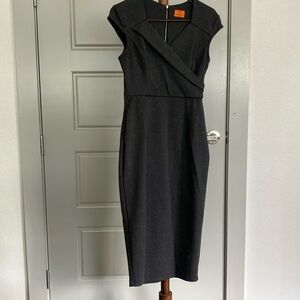 Dark gray business dress